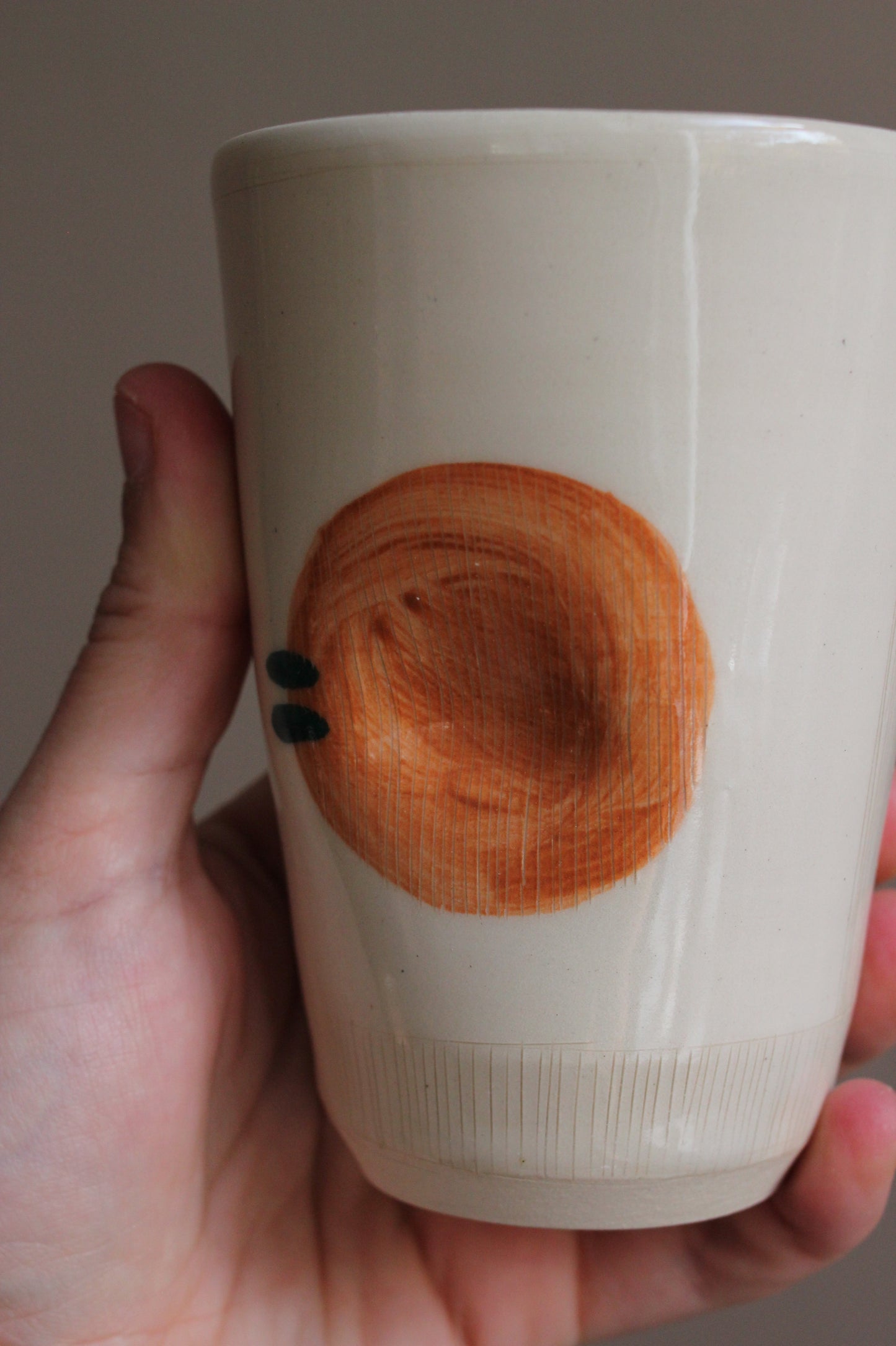 Orange Circle Tumbler