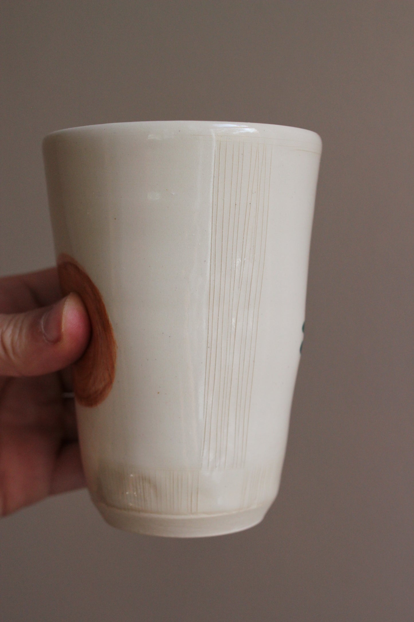 Orange Circle Tumbler