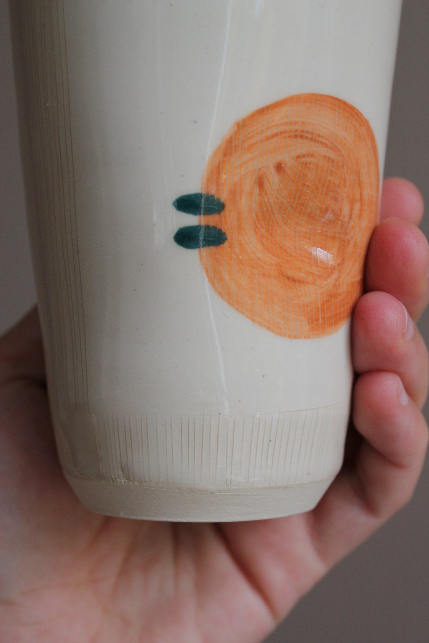 Orange Circle Tumbler